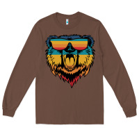Chestnut Retro bear Long Sleeve Tee - Bettercallsaul