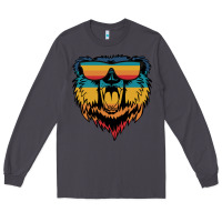 Smoke Retro bear Long Sleeve Tee - Bettercallsaul