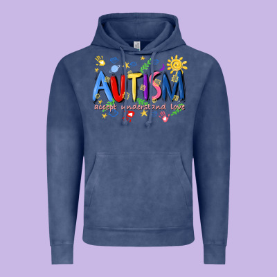 Autism Accept Understand Love Vintage Hoodie Designed By Artiststas