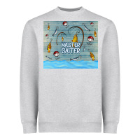 Heather Grey master baiter Heavyweight Sweatshirt - TumblerDesignByShophia