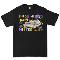 Black throw me something mister mardi gras duck Premium Tee - MaliasSmallBusiness