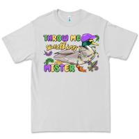 Dove Grey throw me something mister mardi gras duck Premium Tee - MaliasSmallBusiness
