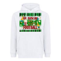 White on sunday we watch football tumbler Heavyweight Hoodie - BundleAndBundleShop