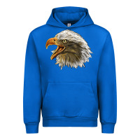 Cobalt Bald Head Eagle Urban Hoodie - LillyAllenDesigns