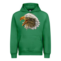 Emerald Bald Head Eagle Urban Hoodie - LillyAllenDesigns