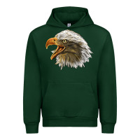 Foreset Green Bald Head Eagle Urban Hoodie - LillyAllenDesigns