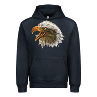 Navy Bald Head Eagle Urban Hoodie - LillyAllenDesigns