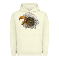Pigment Pistachio Bald Head Eagle Urban Hoodie - LillyAllenDesigns