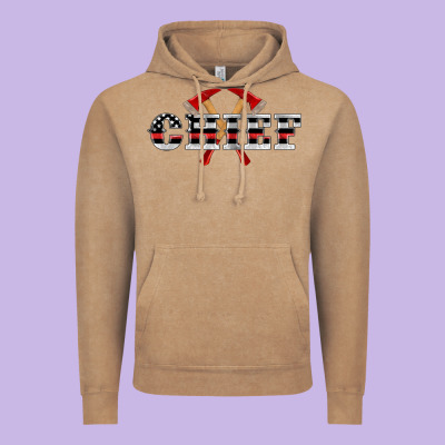 Firefighter Chief Vintage Hoodie Designed By Artiststas