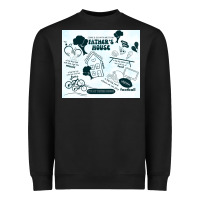 Black father's house Heavyweight Sweatshirt - TumblerDesignByShophia