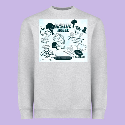 Father's House Heavyweight Sweatshirt Designed By Tumblerdesignbyshophia