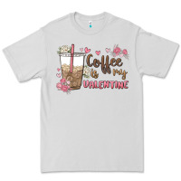 Dove Grey coffee is my valentine Premium Tee - MaliasSmallBusiness