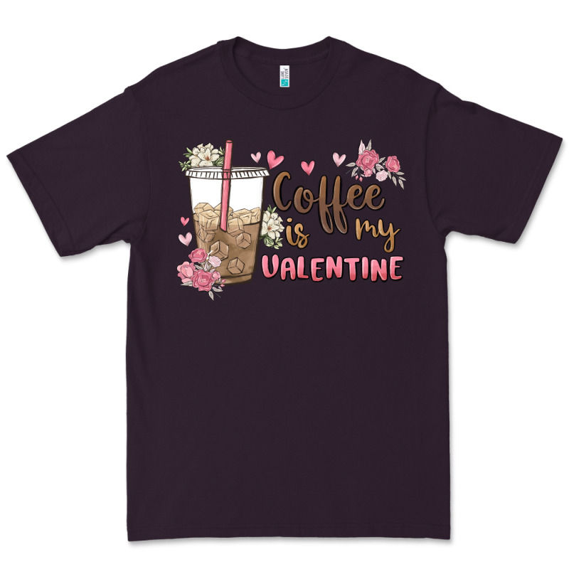 Coffee Is My Valentine Premium Tee by MaliasSmallBusiness | Teevron