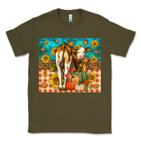 Army Green Western Fall Heifer Classic Tee - LillyAllenDesigns