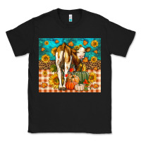Black Western Fall Heifer Classic Tee - LillyAllenDesigns
