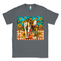 Charcoal Heather Western Fall Heifer Classic Tee - LillyAllenDesigns