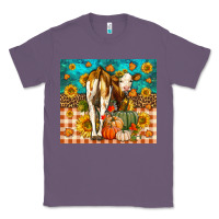Lavender Western Fall Heifer Classic Tee - LillyAllenDesigns