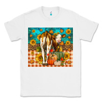 White Western Fall Heifer Classic Tee - LillyAllenDesigns