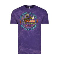 Cloud Purple some things are better left unsaid Vintage Tee - Artiststas