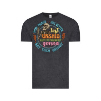 Vintage Black some things are better left unsaid Vintage Tee - Artiststas