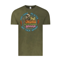 Vintage Olive some things are better left unsaid Vintage Tee - Artiststas