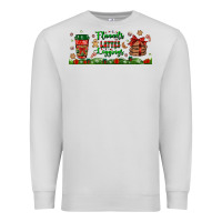 Dove Grey flannels lattes leggings libbey glass Premium Sweatshirt - BundleAndBundleShop