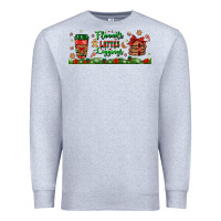 Heather Grey flannels lattes leggings libbey glass Premium Sweatshirt - BundleAndBundleShop