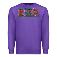 Purple flannels lattes leggings libbey glass Premium Sweatshirt - BundleAndBundleShop
