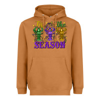 Meerkat Tis The Season Crawfish Mardi Gras Heavyweight Hoodie - FaDigitalArtStudio