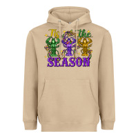 Mushroom Tis The Season Crawfish Mardi Gras Heavyweight Hoodie - FaDigitalArtStudio