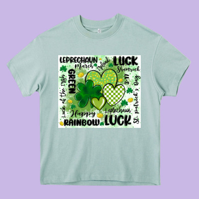 St Patricks Day Heavy Core Tee Designed By Maliassmallbusiness
