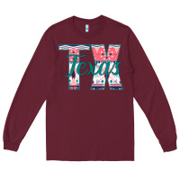 Burgundy Texas Long Sleeve Tee - Bettercallsaul