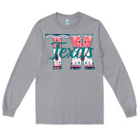 Heather Grey Texas Long Sleeve Tee - Bettercallsaul