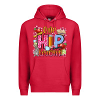 Cardinal Easter Day One hip Teacher Premium Hoodie - OliviaCreatesArt