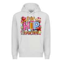 Dove Grey Easter Day One hip Teacher Premium Hoodie - OliviaCreatesArt