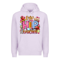 Lilac Easter Day One hip Teacher Premium Hoodie - OliviaCreatesArt