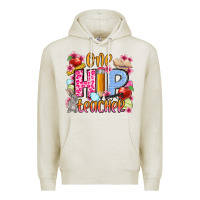 Oatmeal Heather Easter Day One hip Teacher Premium Hoodie - OliviaCreatesArt