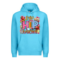 Ocean Blue Easter Day One hip Teacher Premium Hoodie - OliviaCreatesArt