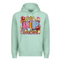 Seafoam Easter Day One hip Teacher Premium Hoodie - OliviaCreatesArt