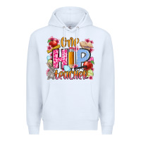 White Easter Day One hip Teacher Premium Hoodie - OliviaCreatesArt