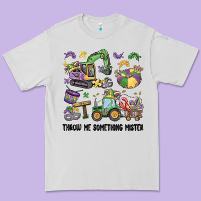 Throw Me Something Mister Premium Tee Designed By Maliassmallbusiness