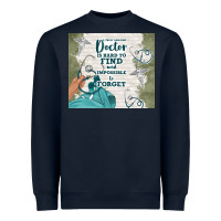 Navy amazing doctor Heavyweight Sweatshirt - TumblerDesignByShophia