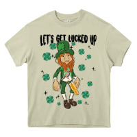 Mossy let's get lucked up Heavy Core Tee - MaliasSmallBusiness