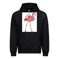 Black Pink Flamingo Urban Hoodie - LillyAllenDesigns