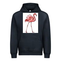 Navy Pink Flamingo Urban Hoodie - LillyAllenDesigns