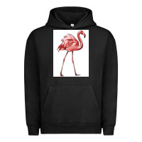 Pigment Black Pink Flamingo Urban Hoodie - LillyAllenDesigns