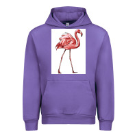 Tulip Pink Flamingo Urban Hoodie - LillyAllenDesigns