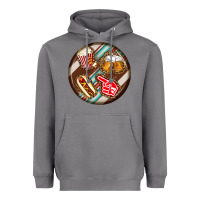 Storm american football round earrings Heavyweight Hoodie - BundleAndBundleShop