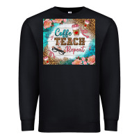 Black coffee teach repeat tumbler Premium Sweatshirt - BundleAndBundleShop