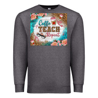 Charcoal Heather coffee teach repeat tumbler Premium Sweatshirt - BundleAndBundleShop